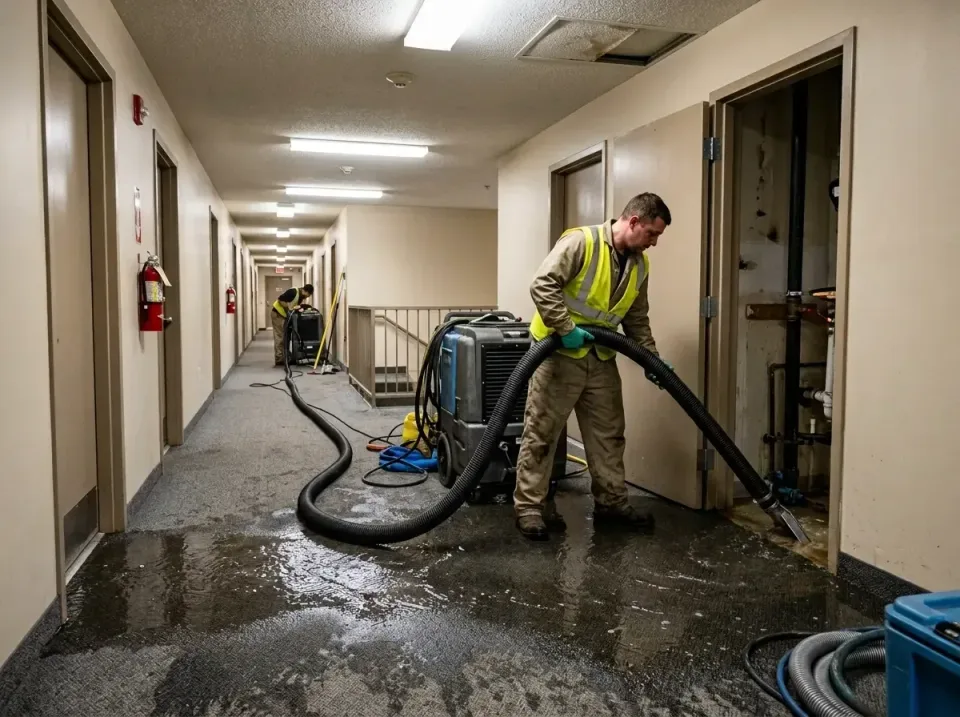 multi-unit-apartment-hallway-f-005 — frequently asked questions, Emergency Burst Pipe Water Extraction & Removal in Davis Ju…